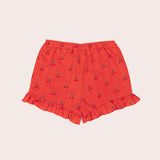 Very Cherry Frill Shorts- Cherry SS22
