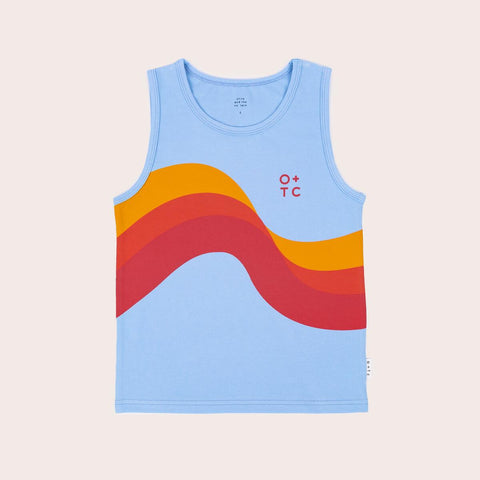 Sunset Singlet- Blue SS22