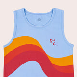 Sunset Singlet- Blue SS22