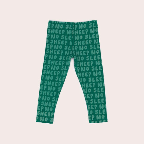 No Sleep Rib Leggings- Emerald SS22