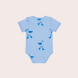 Seagulls Short Sleeve Bodysuit- Blue SS22