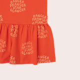 Star Glancer Drop Waist Dress- Fizzy Red SS22