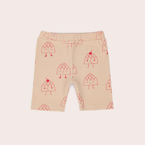 Jelly Legs Rib Bike Shorts- Trifle SS22