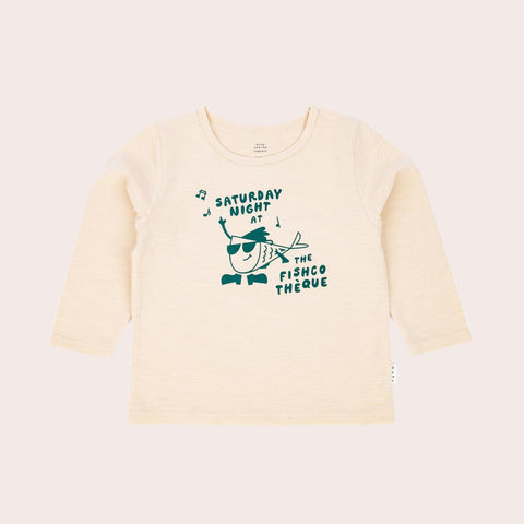 Fishcotheque Long Sleeve Tee- Sugar SS22
