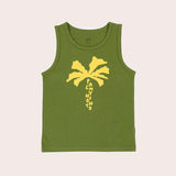 Palmy Nights Singlet- Palm SS22