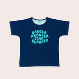 Navy Prancer Dancer Star Glancer Relaxed Fit Tee- Navy SS22