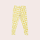 Yellow Super Stars Leggings- Yellow SS22