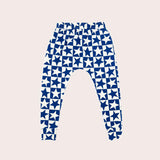 Blue Super Stars Slim Fit Harem Pants- Blue Stars SS22