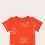 Star Glancer Short Sleeve Bodysuit- Fizzy Red SS22