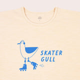 Skater Gull Relaxed Fit Tee- Sugar SS22