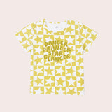 Yellow Prancer Dancer Star Glancer Tee- Yellow SS22