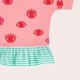 Magic Eye Boxy Tee- Fairy Floss SS22