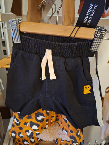 Black Sprint Baby Shorts- Black SS21