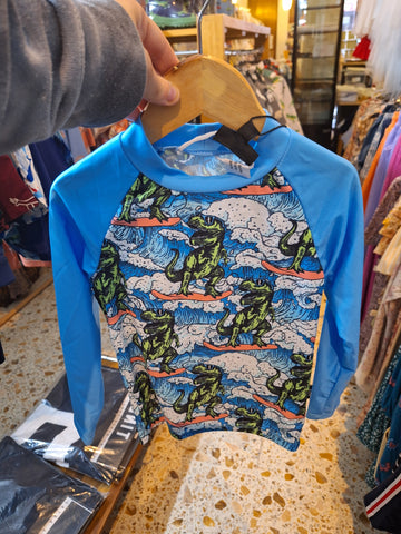 Dino Wave Rashie- multi SS21