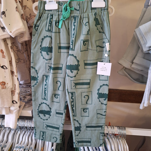Frames Washed Cotton Straight Cut Pants AW22