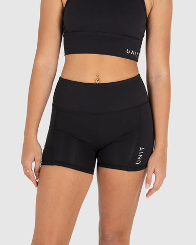 Youth Short Get Set- Black SS23