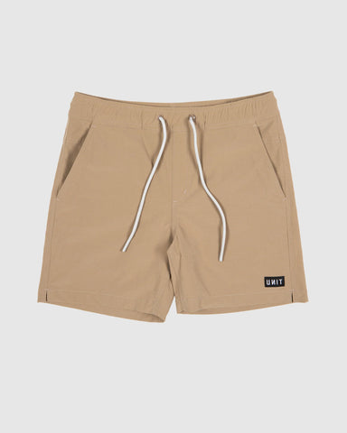 Youth Shorts Elastic Block- Khaki SS23