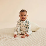 The Woods Organic Zipsuit with feet AW23