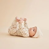 Hello World Organic Zipsuit with feet AW23