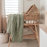 Mint Reilly Baby Blanket