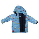 Trucks Polar Fleece Lined Raincoat Airie Blue AW24