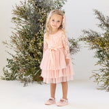 My First Lace Tutu L/S- Tea Rose AW24