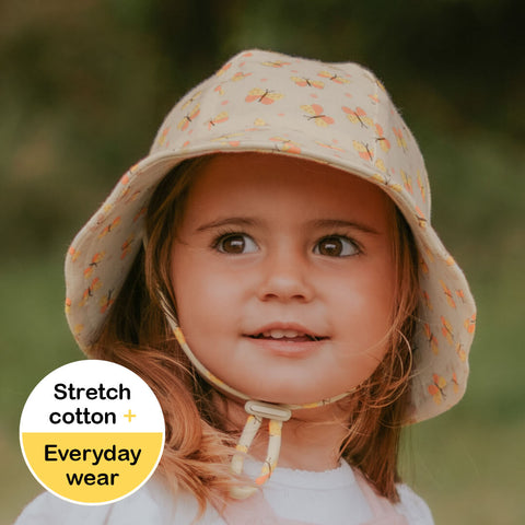 Girls Toddler Bucket Sun Hat- Butterfly SS23