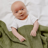 Mint Freya Baby Blanket