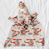 Harry Helicopter Baby Blanket