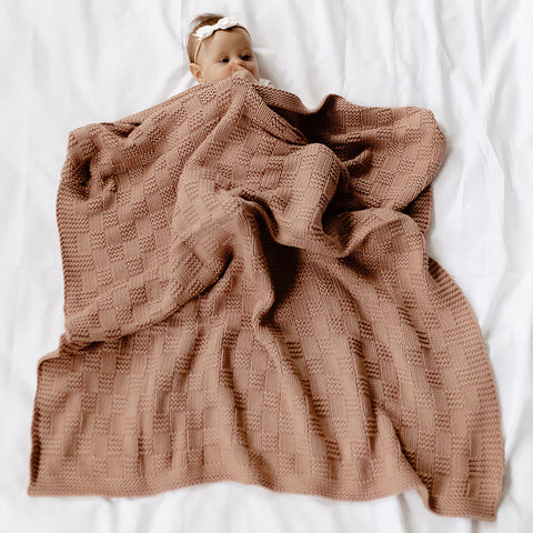 Nude Freya Baby Blanket