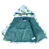 T-Rex Terry Towelling Lined Raincoat Microchip Grey AW24