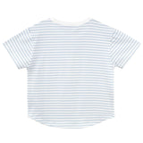 HARVEY S/S STRIPE T-SHIRT - ICE BLUE SS24