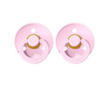 BIBS Colour- Size Two | Baby Pink 2pack