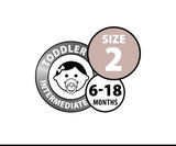 BIBS Colour- Size Two | Baby Pink 2pack
