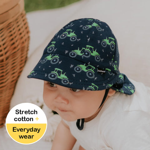 Boys Legionnaire Flap Sun Hat- Tractor SS23