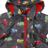Trucks Polar Fleece Lined Raincoat Charcoal AW24