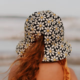 Girls Ponytail Swim Bucket Hat- Daisy SS23