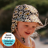 Girls Kids Swim Legionnaire Hat- Daisy SS23