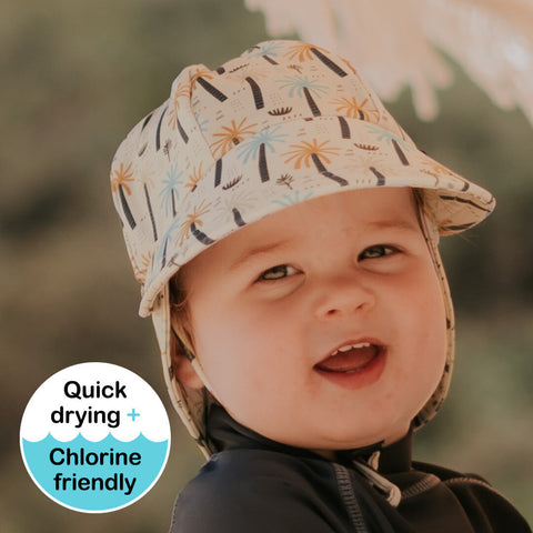 Boys Kids Swim Legionnaire Hat- Palm SS23