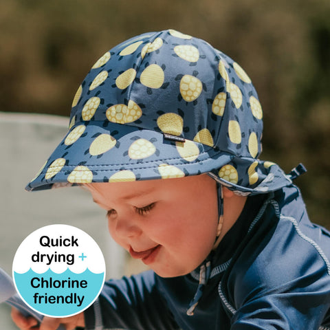 Boys Kids Swim Legionnaire Hat- Turtle SS23
