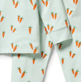 Cute Carrots Organic Long Sleeve Pyjamas AW24