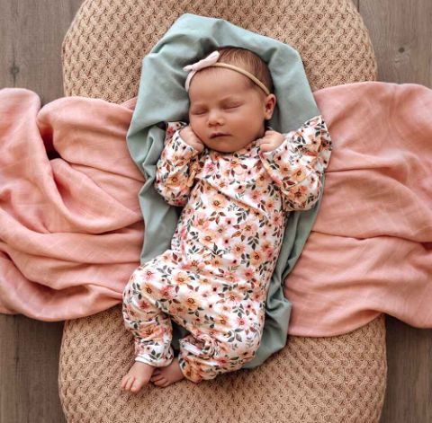 Spring Floral Organic Growsuit