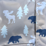 Bear Print Colour Change Sherpa Lined Raincoat Tapioca AW24