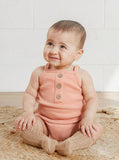Apricot Waffle Singlet Bodysuit SS23