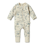 Arctic Blast Organic Zipsuit with feet AW23