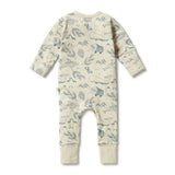 Arctic Blast Organic Zipsuit with feet AW23