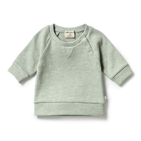 Sage Organic Waffle Sweat AW23