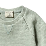 Sage Organic Waffle Sweat AW23