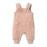 Peach Organic Waffle Overall AW23