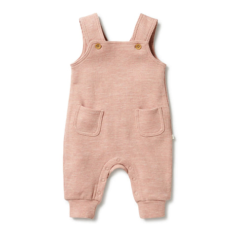 Peach Organic Waffle Overall AW23